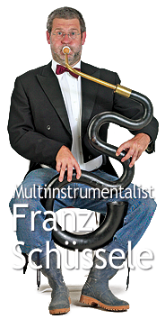 Multiinstrumentalist Franz Schüssele