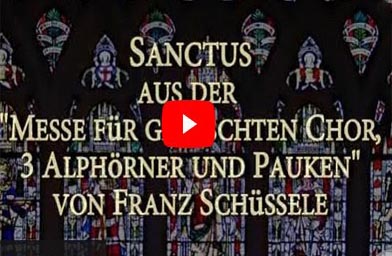 Messe für Chor und3 Alphörner Sanctus